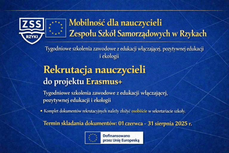 PROTOKÓŁ Z REKRUTACJI NAUCZYCIELI DO PROGRAMU ERASMUS PLUS 2025/2026