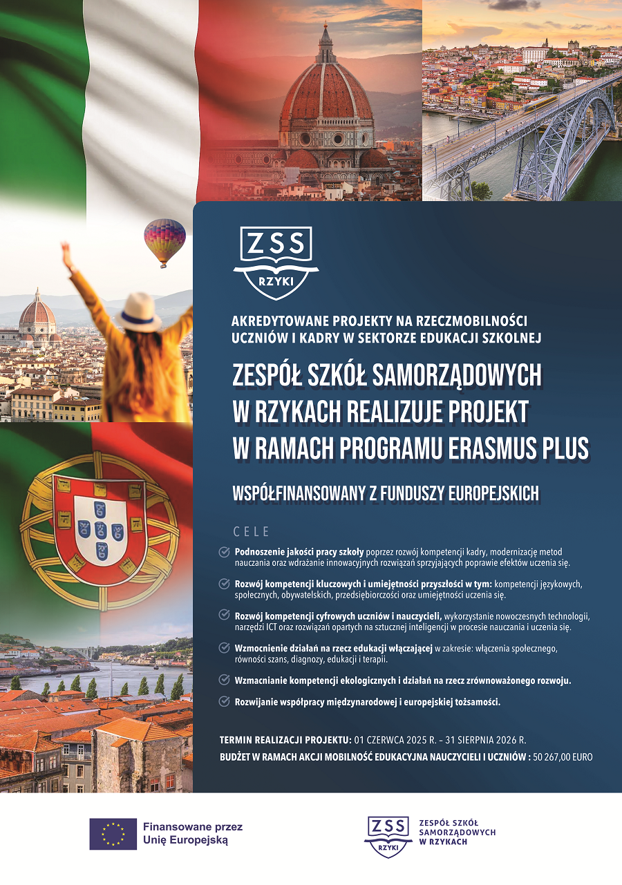 plakat uniwersalny Erasmus plus