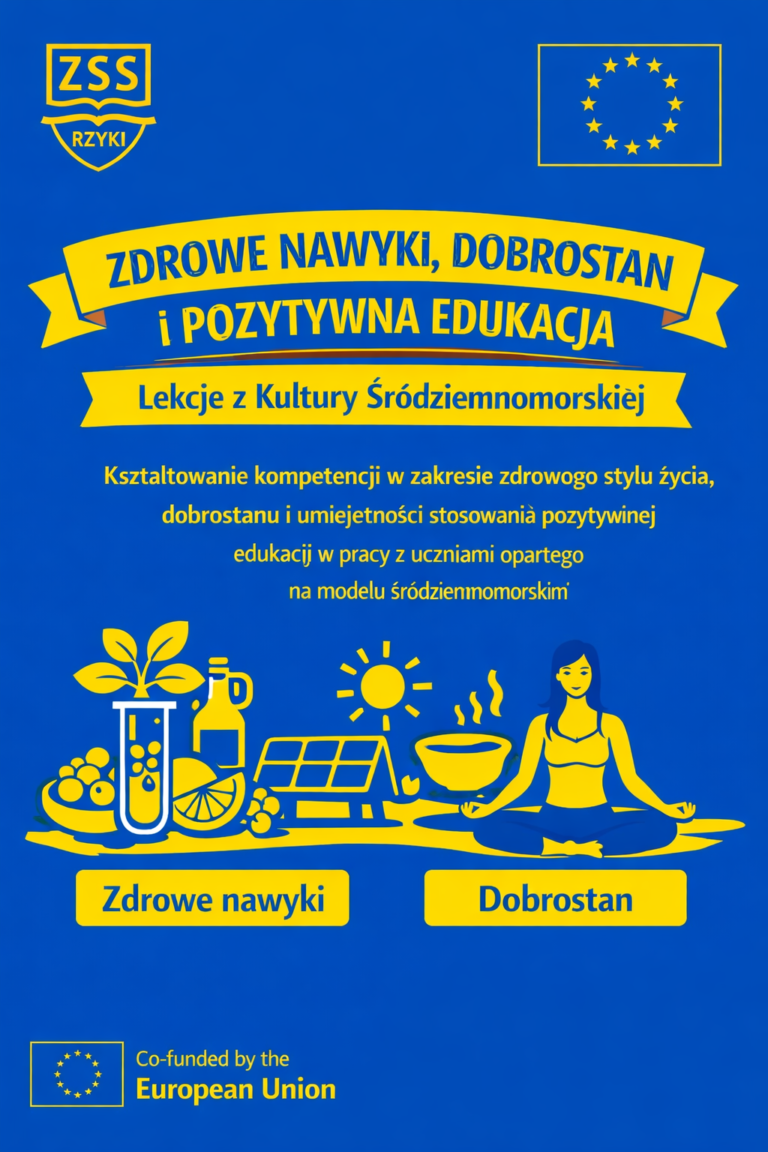 Szkolenie: „Healthy Habits, Well‑Being and Positive Education Inspired by Mediterranean Culture” – Erasmus+