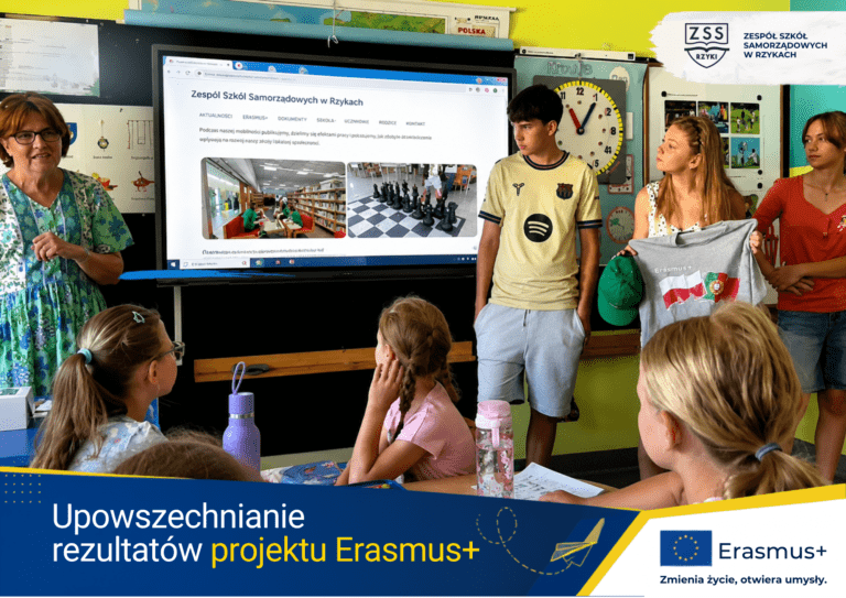 Upowszechnianie rezultatów projektu Erasmus+