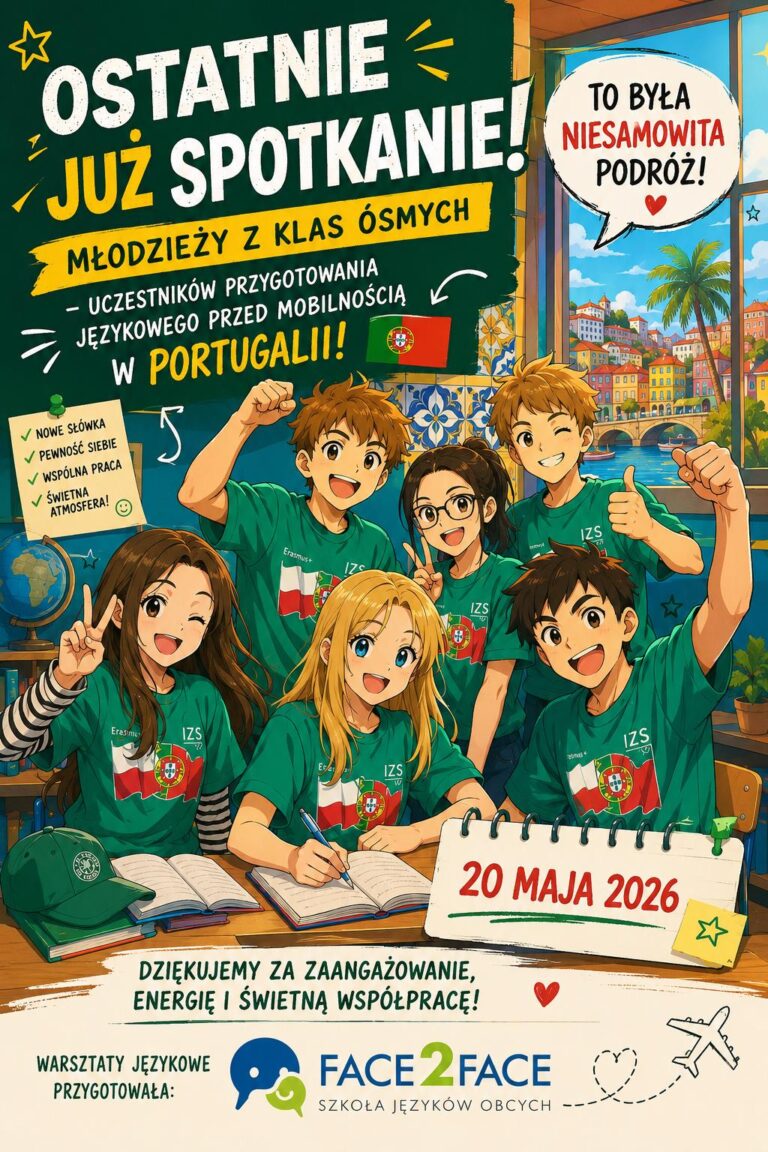 Ostatnie zajęcia z języka angielskiego