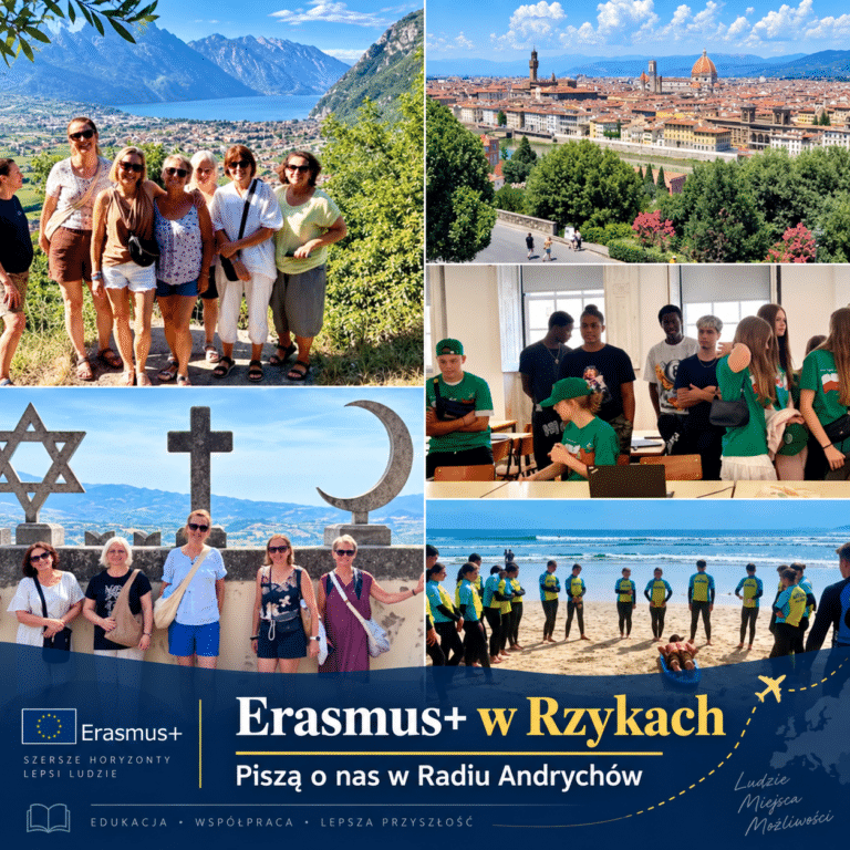 Erasmus+ w Rzykach na antenie Radia Andrychów