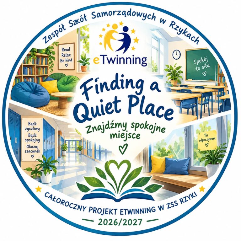 Znajdujemy spokojne miejsca w naszej szkole – projekt eTwinning